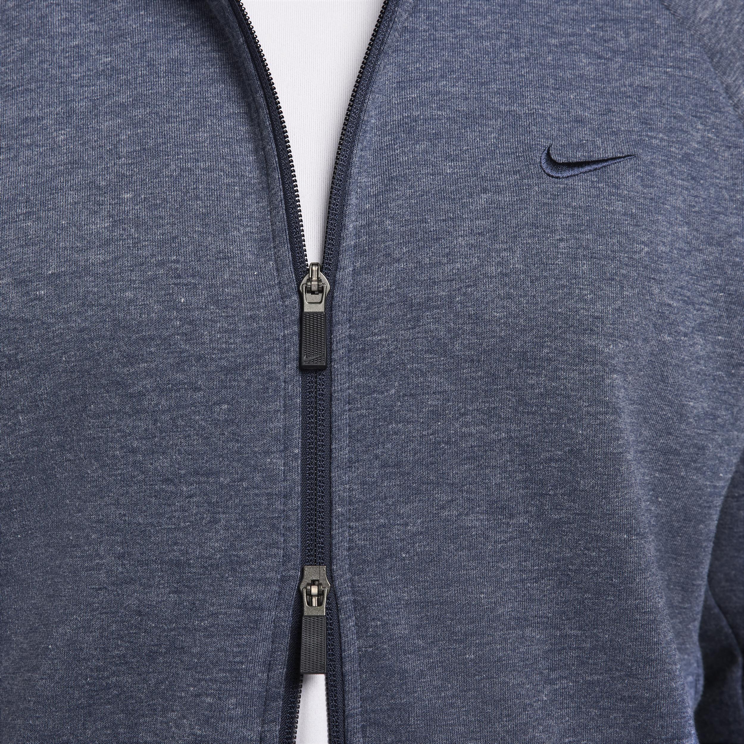 Nike Men's Primary Fleece Dri-FIT UV Full-Zip Performance Hoodie Product Image
