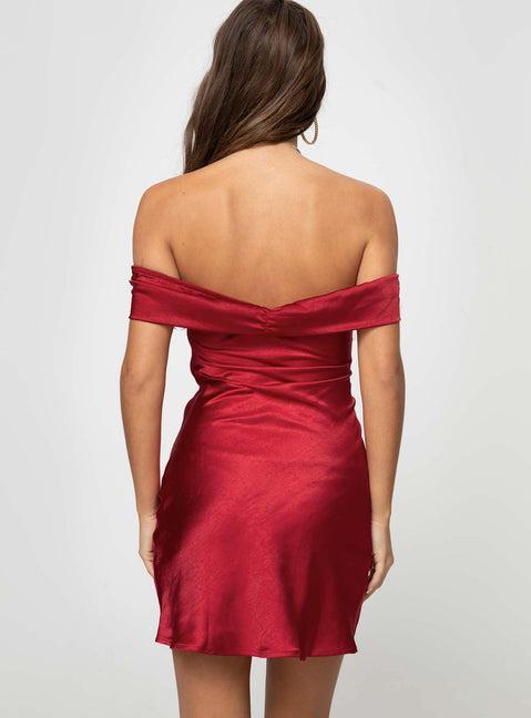 Sadee Mini Dress Red Product Image
