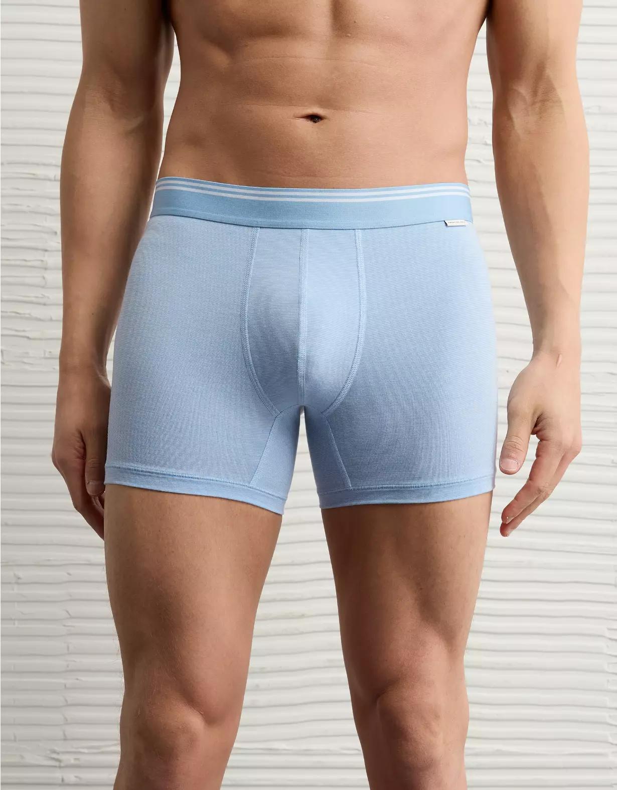 AEO Men's Palm Trees 4.5" Ultra Soft Boxer Brief Product Image