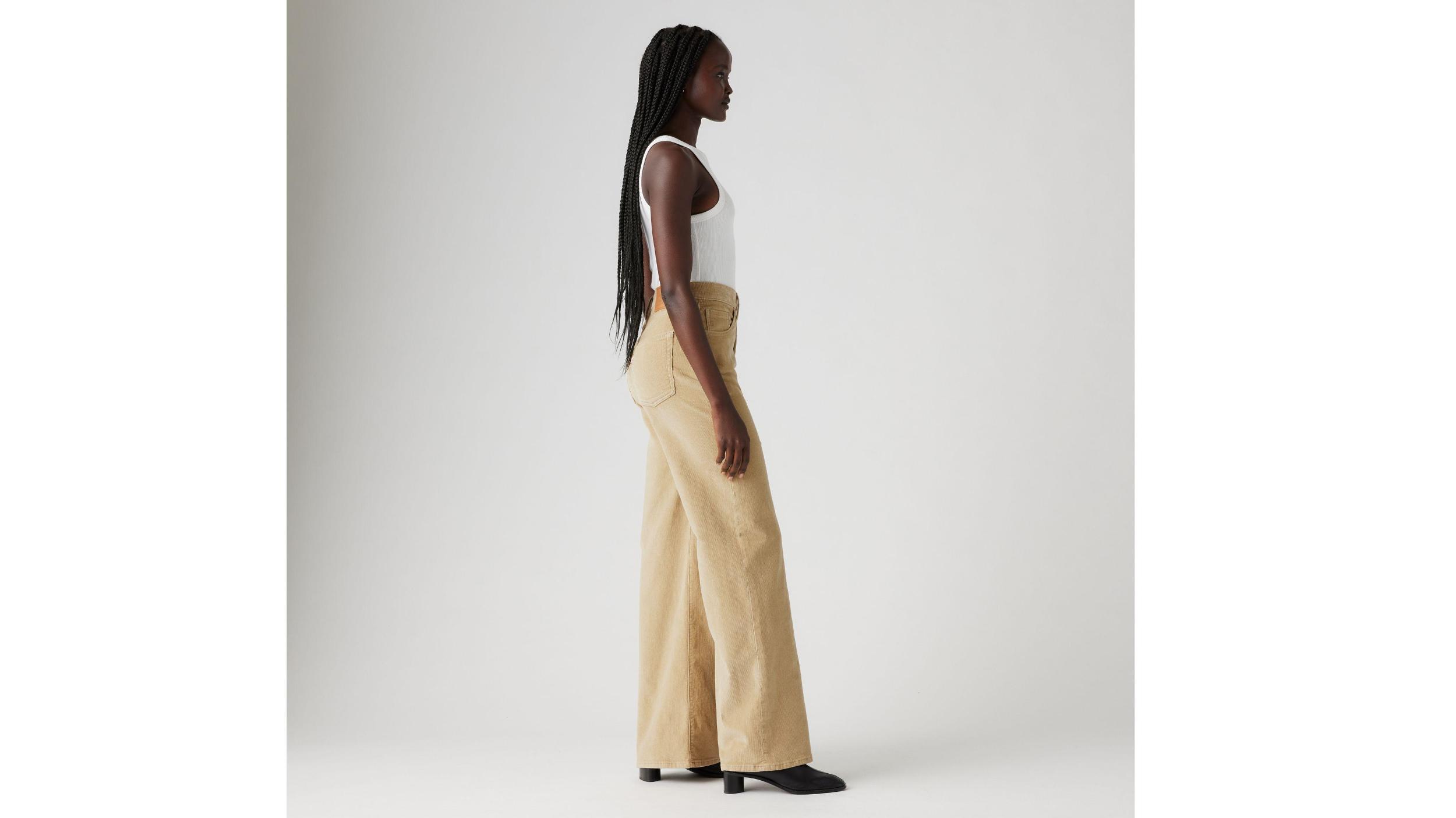 Ribcage Wide Leg Corduroy Women's Jeans Product Image