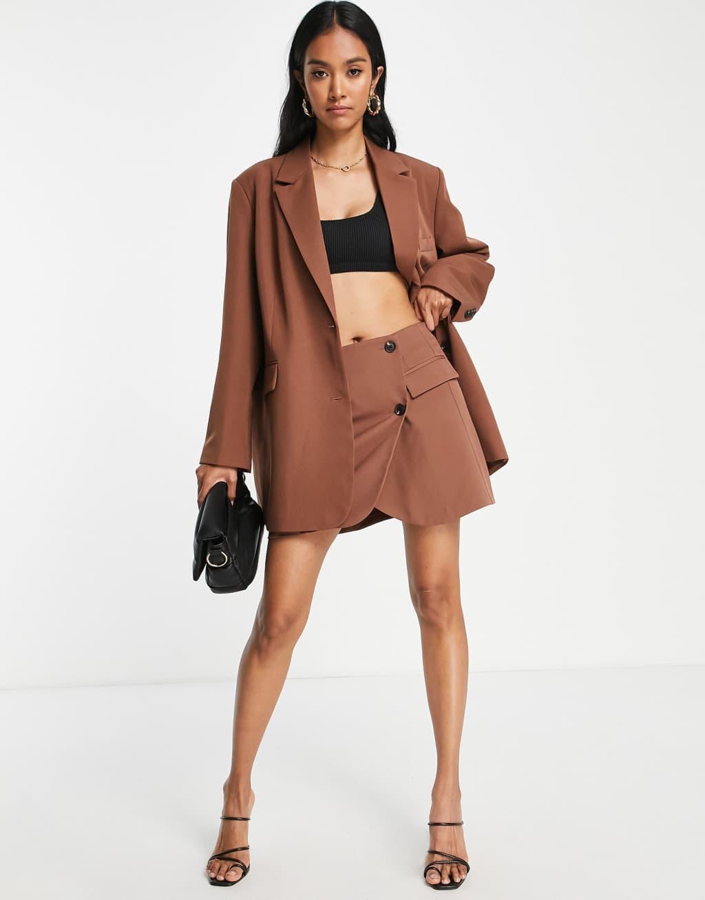Vero Moda tailored suit mini skirt Product Image