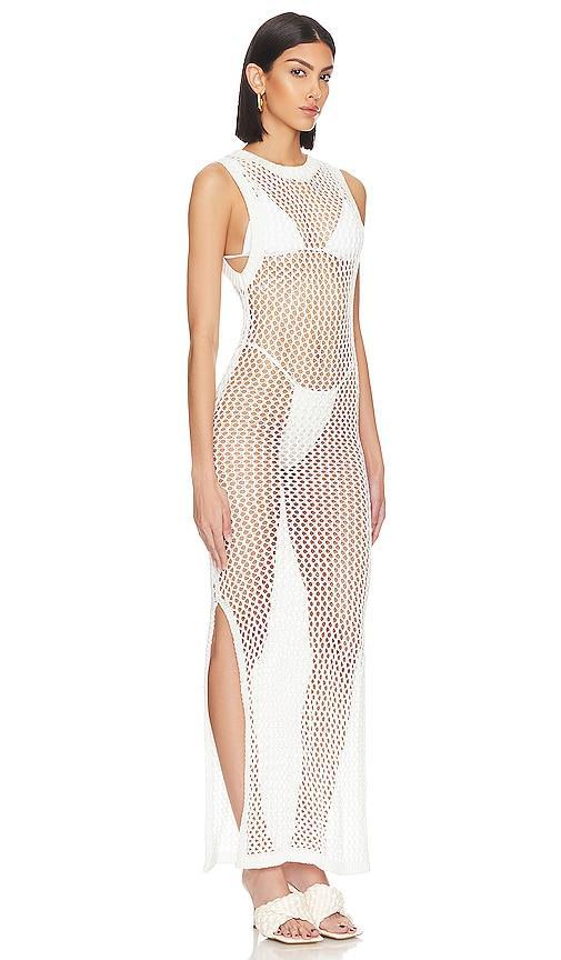 Womens Holly Net Cover-Up Midi-Dress Product Image