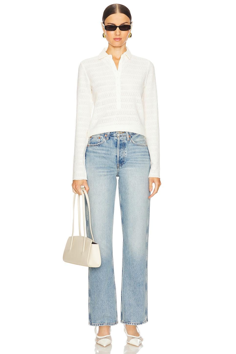 Julia Long Sleeve Polo Rag & Bone Product Image
