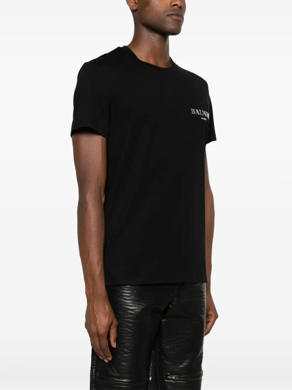 logo-appliqué cotton T-shirt Product Image