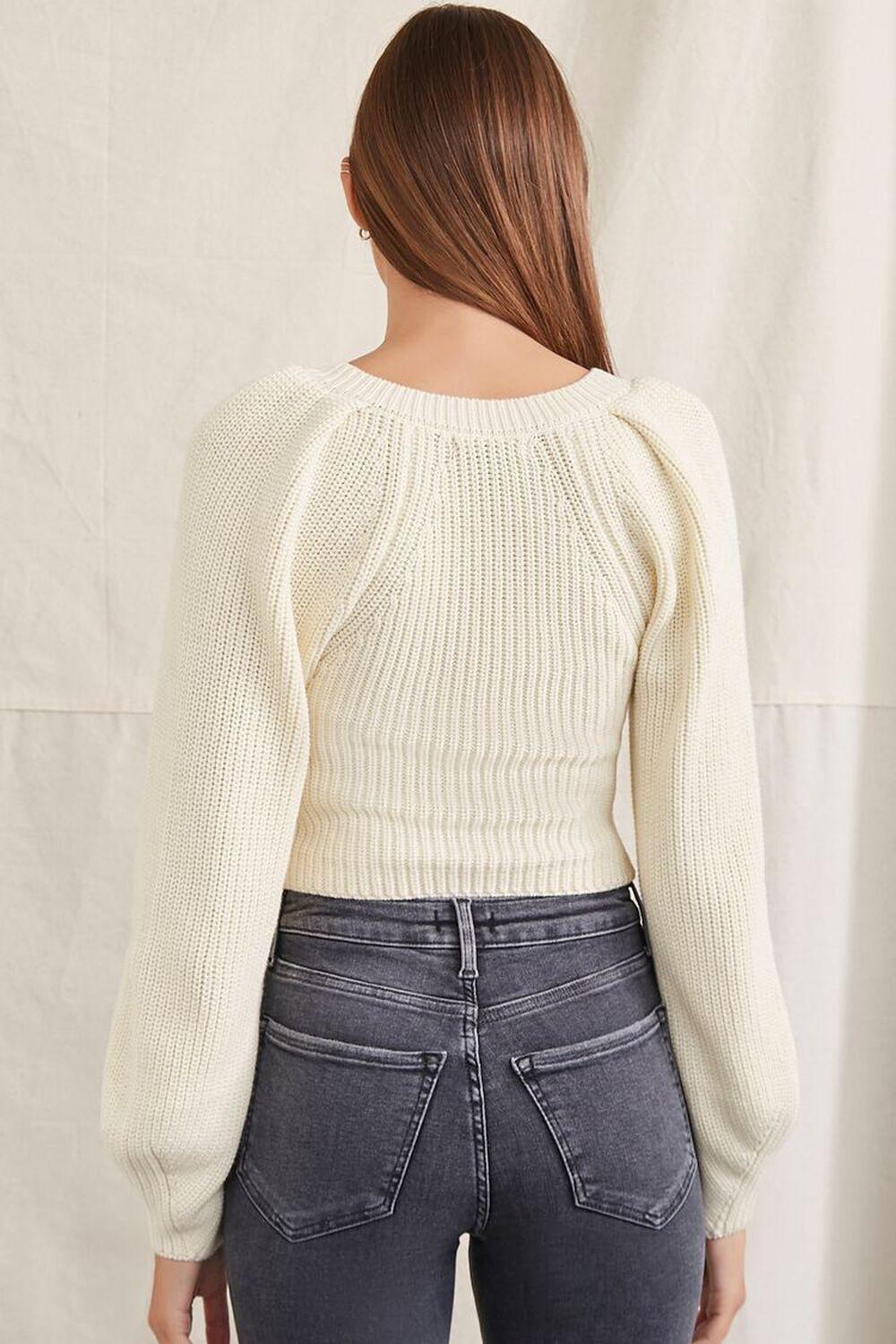 Rib-Knit Cropped Sweater | Forever 21 Product Image