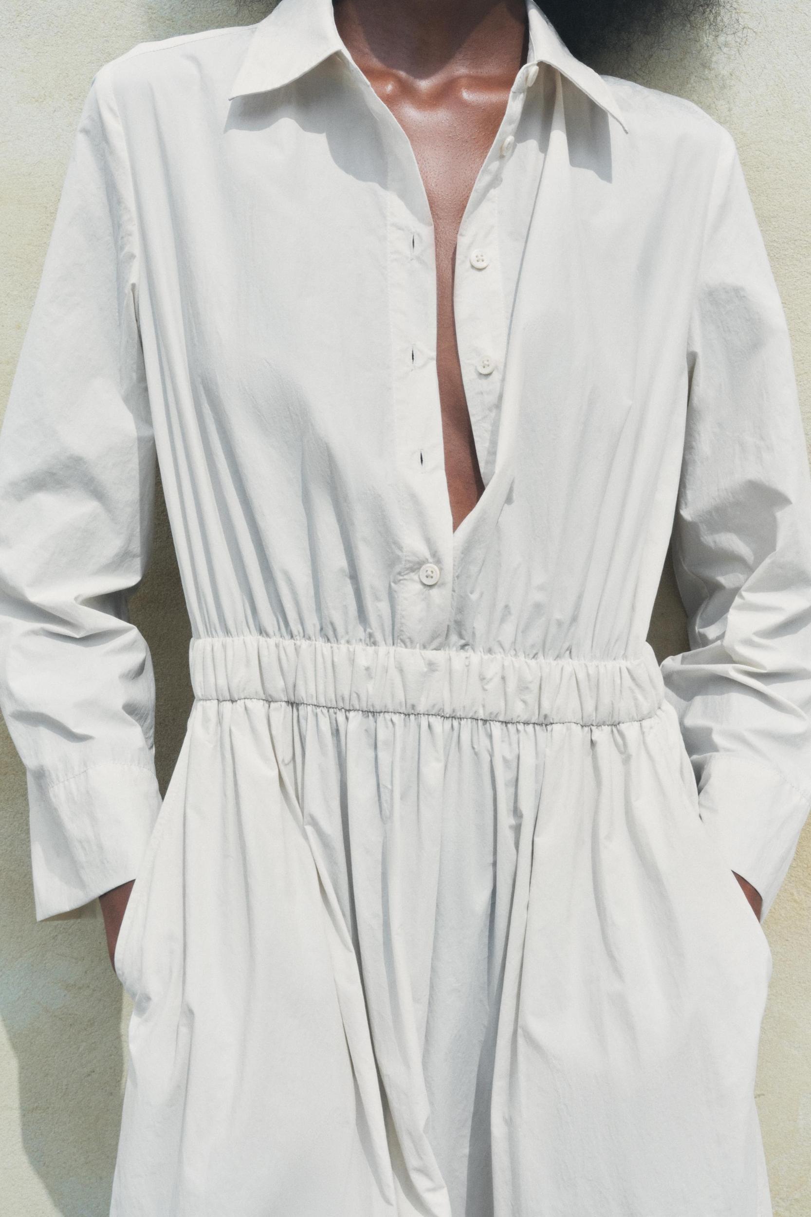 MIDI SHIRT DRESS ZW COLLECTION Product Image