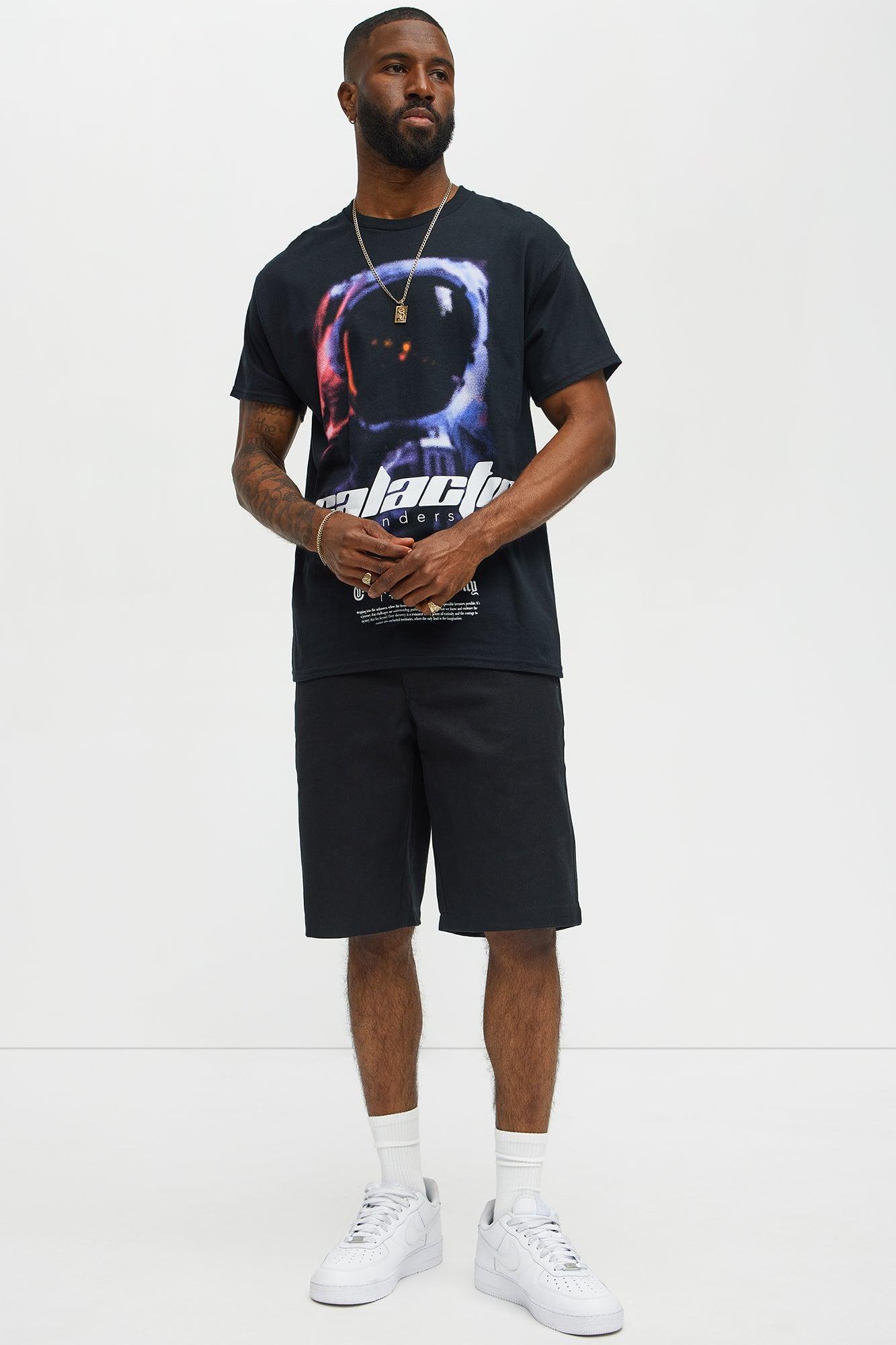 Galactic Travel Short Sleeve Tee - Black Product Image