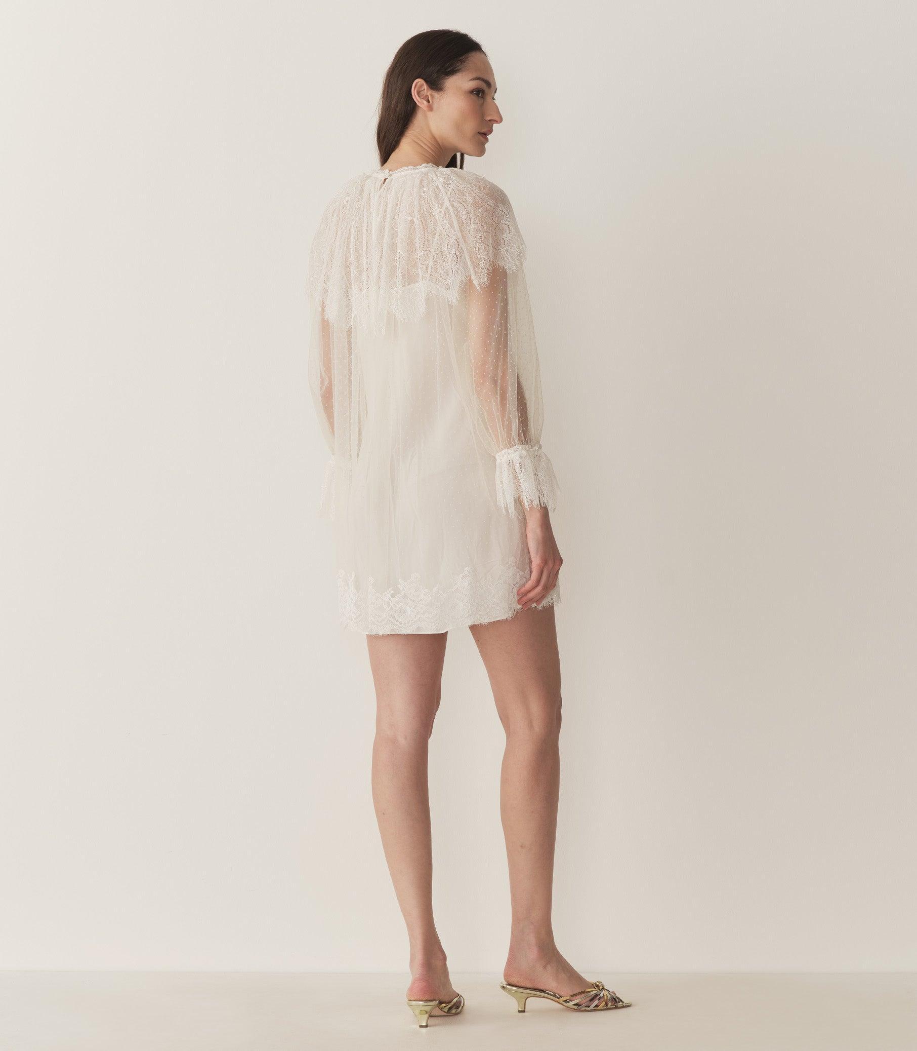 LILITH DRESS -- CREME DE LUNE Product Image
