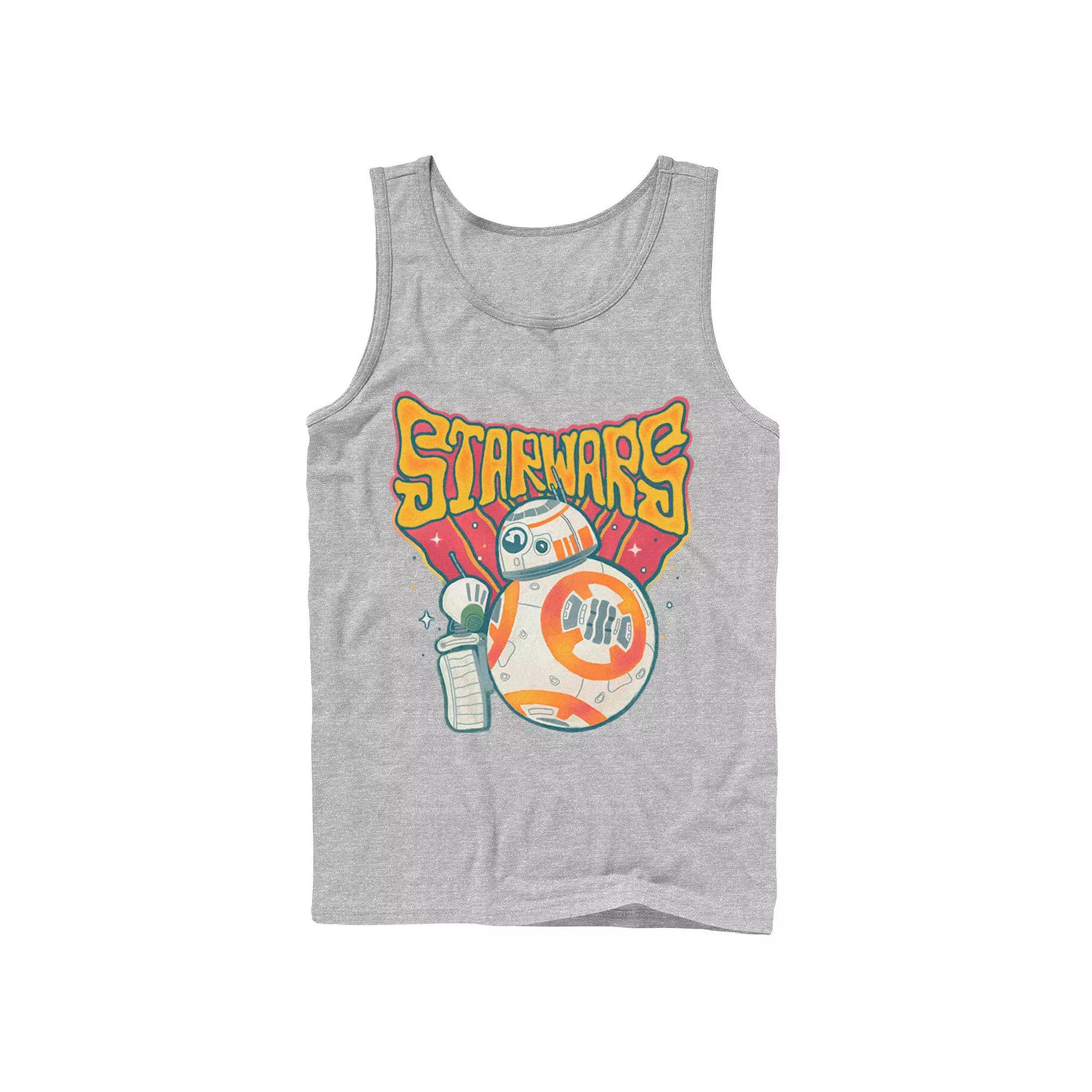 Men's Star Wars The Rise of Skywalker Droid Duo Tank Top, Size: Large, Athletic Grey Product Image