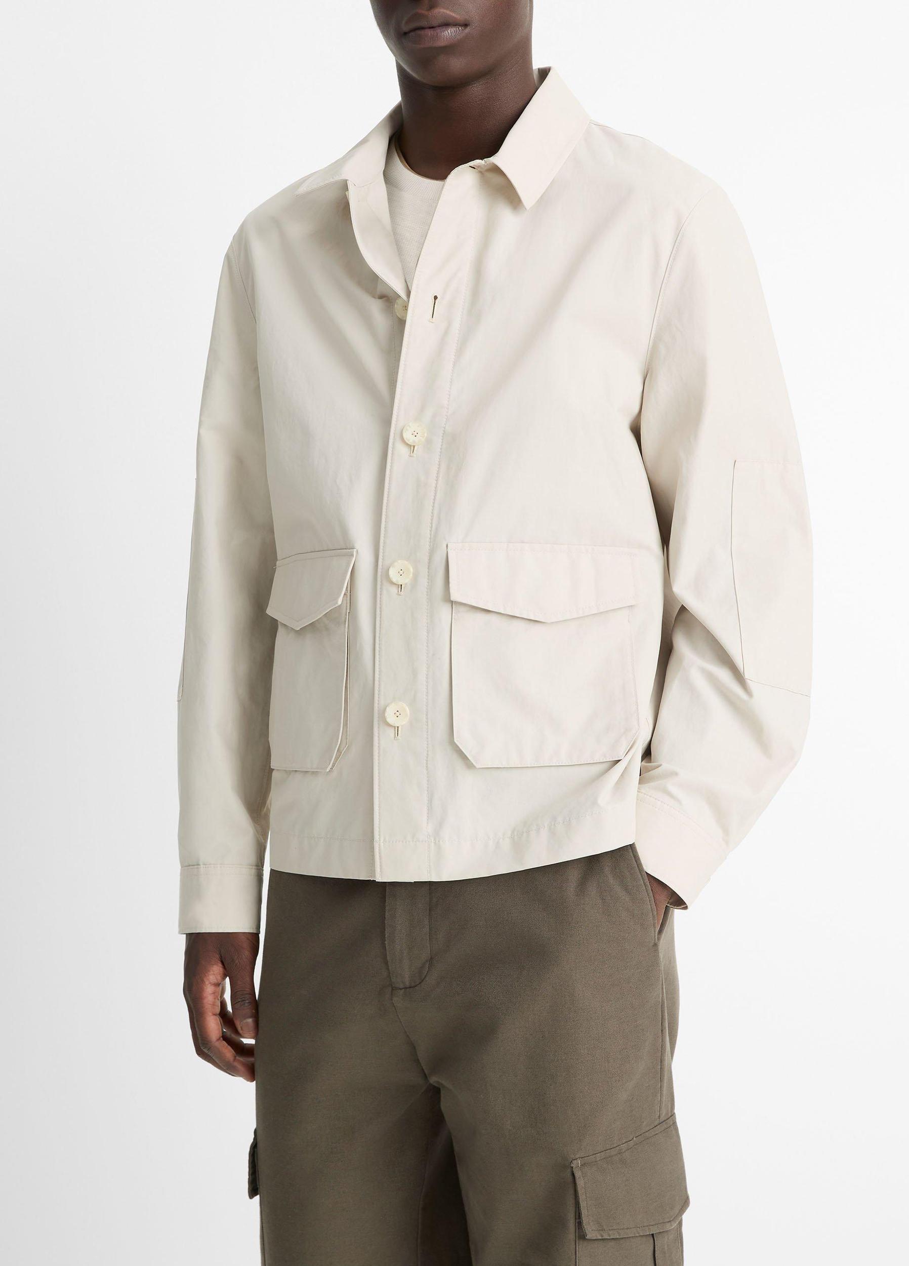Cotton-Blend Utility Jacket Product Image