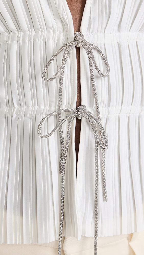 WAYF Tie Front Blouse | Shopbop Product Image