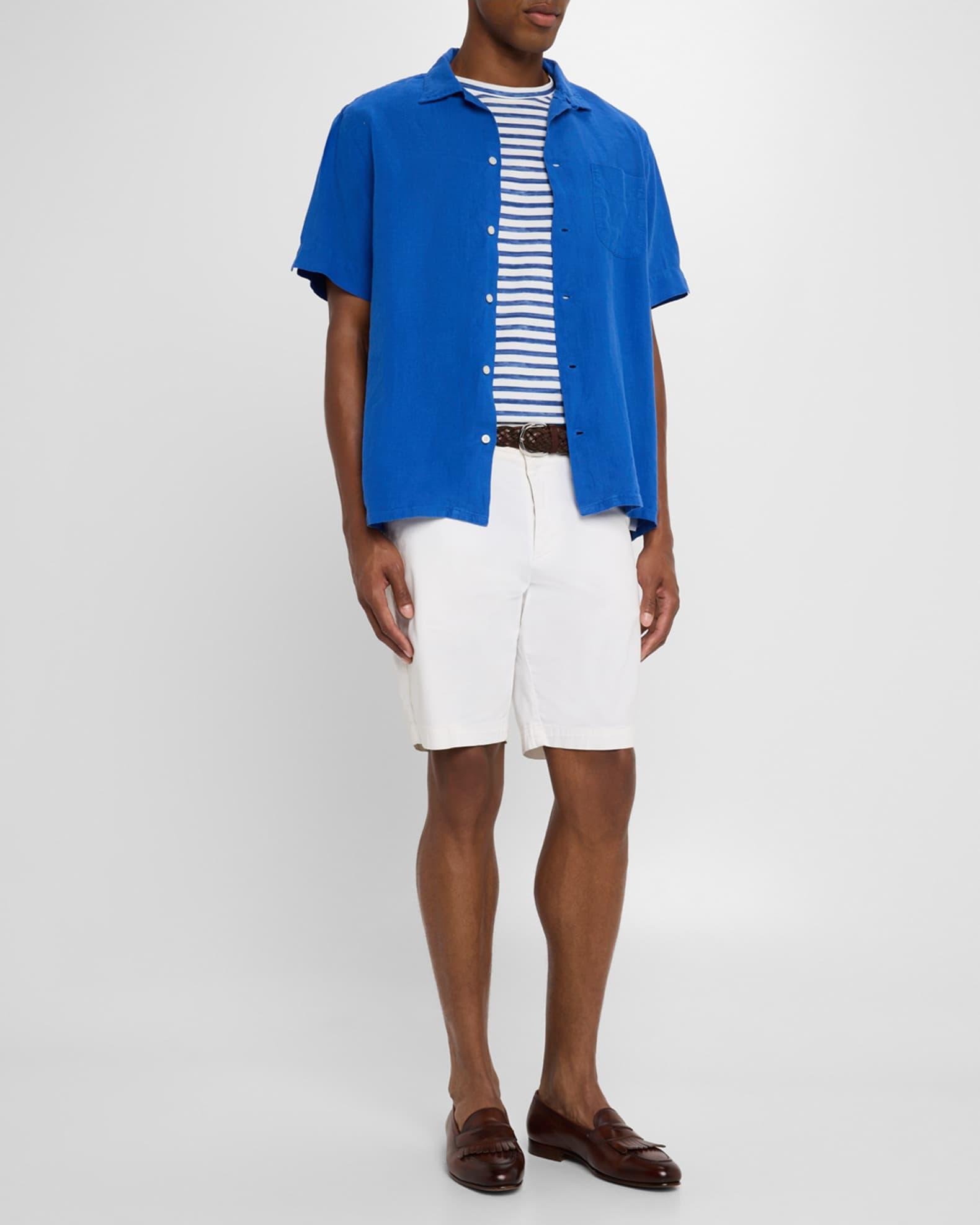 Men's Slub Linen Camp Shirt Product Image