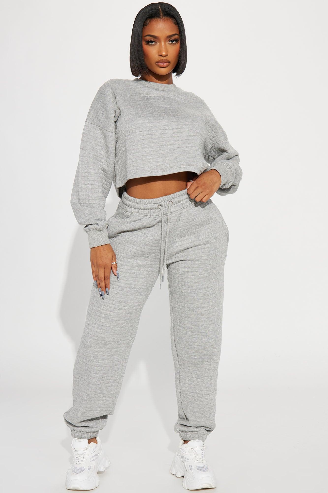 Chill With Me Lounge Sweatshirt - Heather Grey Product Image