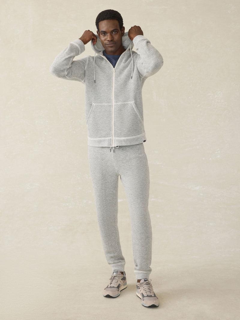 Whitewater Full Zip Hoodie - Grey Shell Loop Product Image