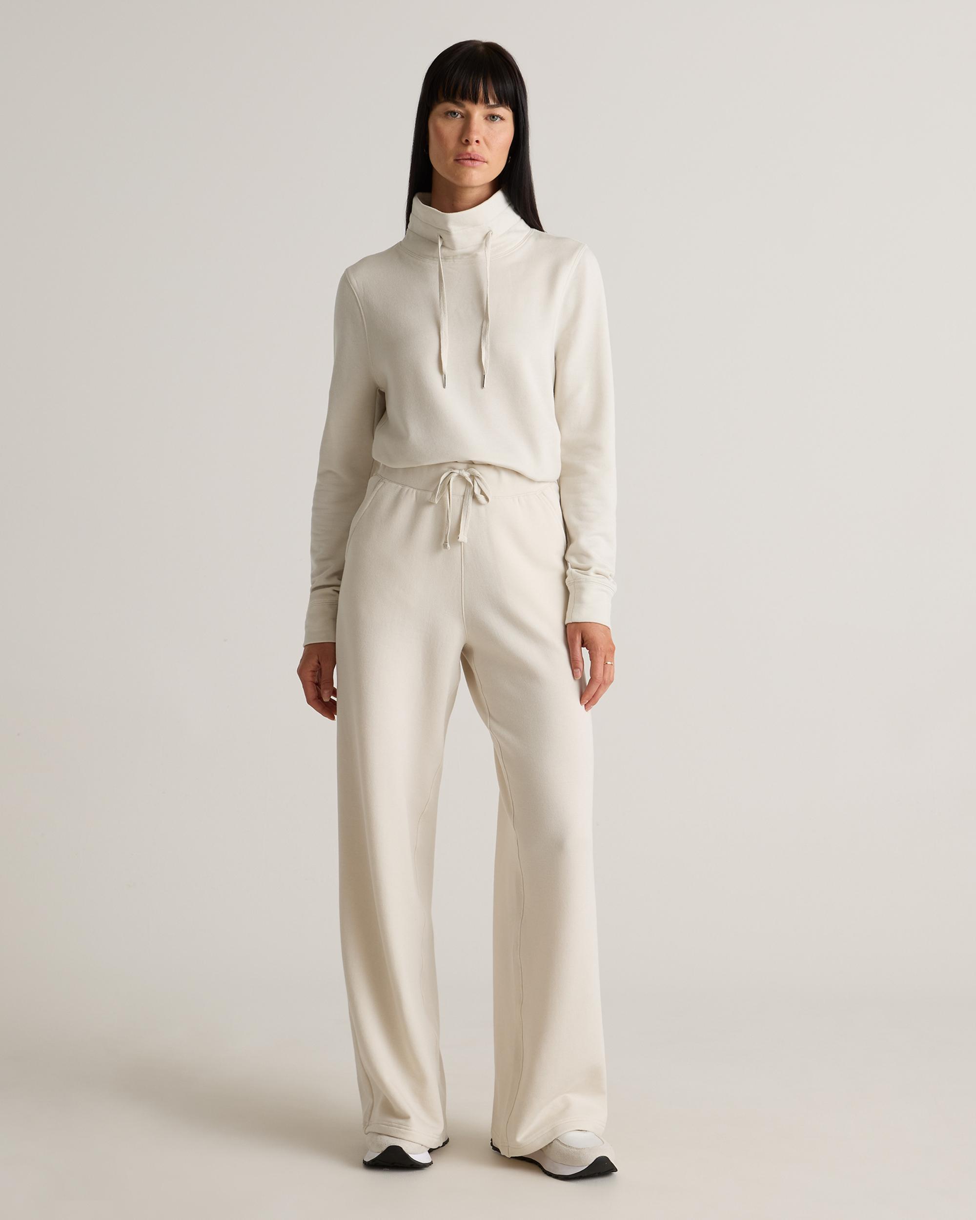 Quince | Women's SuperSoft Fleece Wide Leg Pants Size XL, Lenzing Modal Product Image
