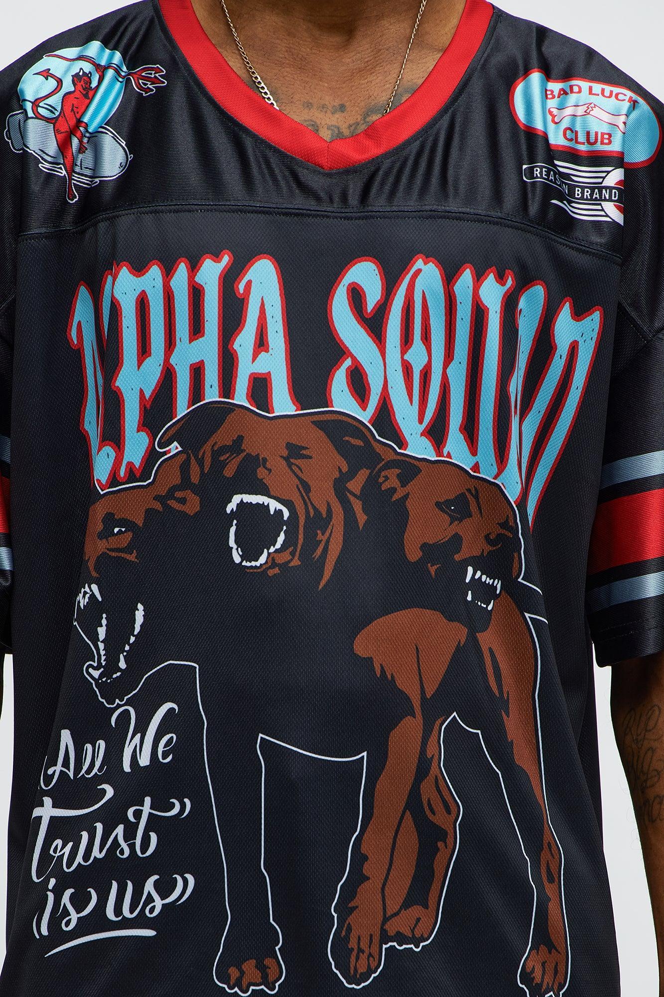 Alpha Squad Football Jersey - Black/combo Product Image