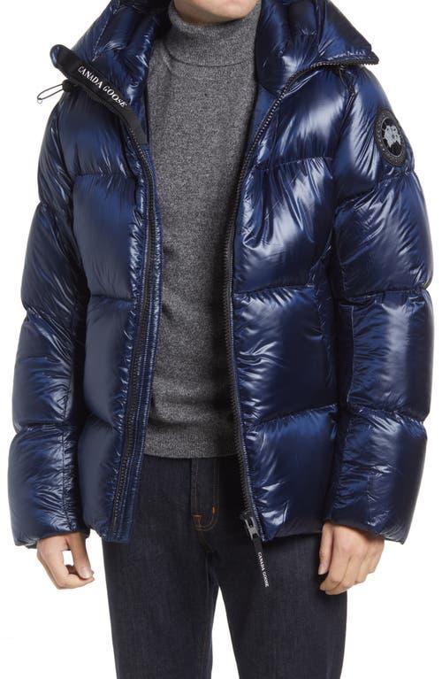 Mens Crofton Black Disc Puffer Jacket Product Image