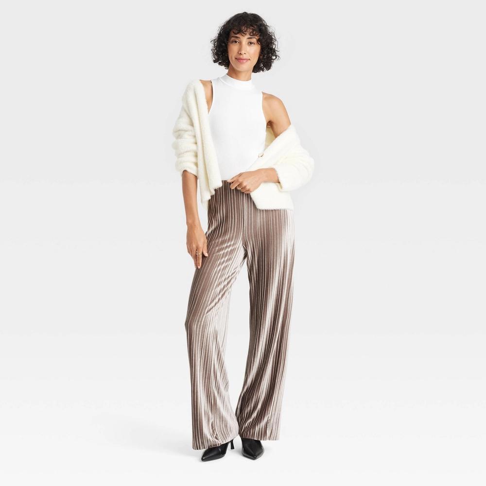 Womens Seamless Bodysuit - A New Day White XL: Mock Turtle Neck, Sleeveless, Crotch Snap Product Image