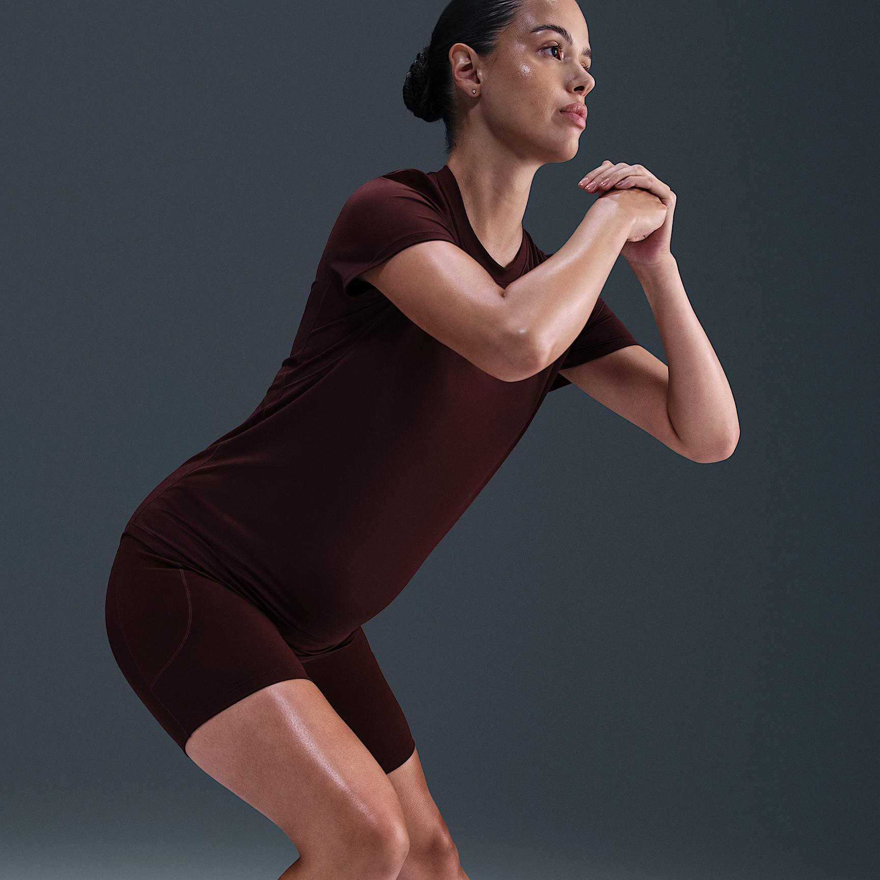 Nike (M) One Women's Dri-FIT Slim-Fit Short-Sleeve Top (Maternity) Product Image