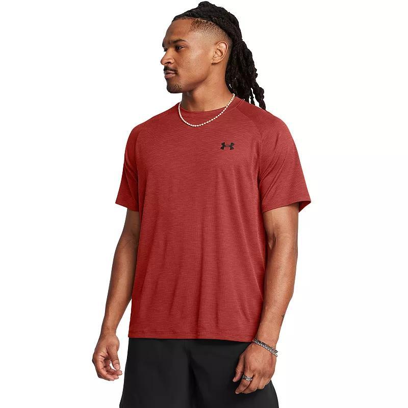 Men's Under Armour Tech Textured Short Sleeve Tee, Size: Medium, Castlerock Product Image