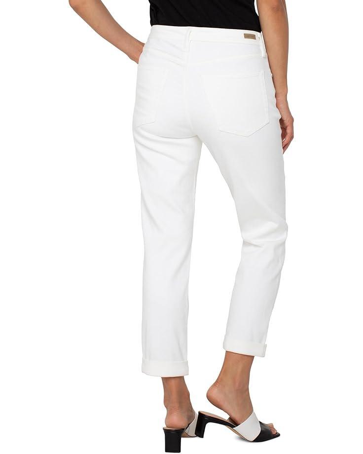 Gia Glider Pull On Mid-Rise Crop Flare Stretch Denim Jean 25 1/2" Product Image