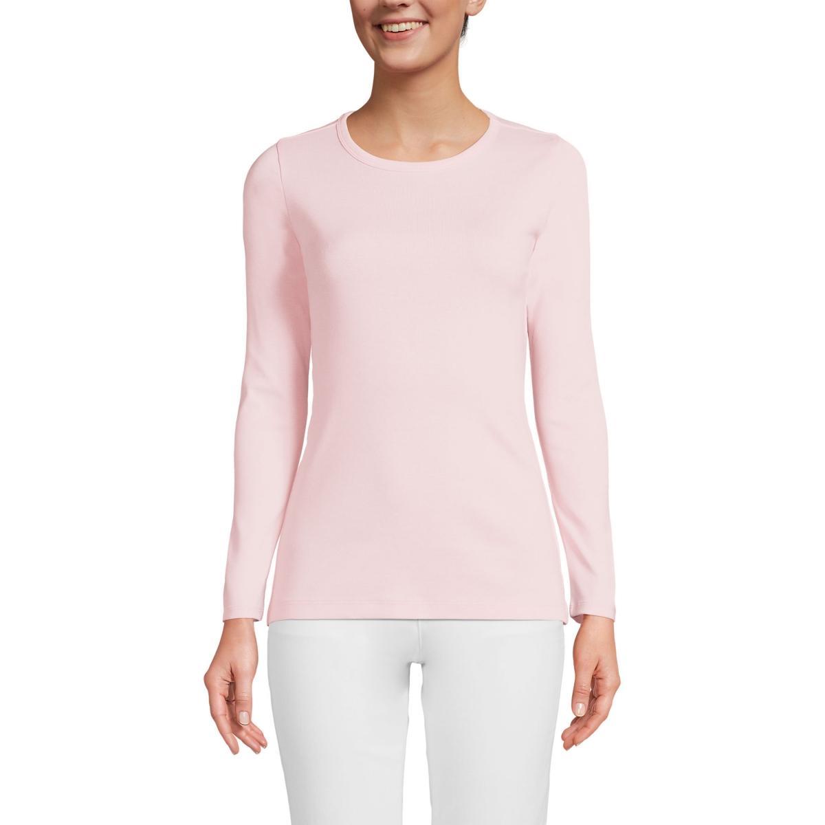 Lands End Womens Cotton Rib T-shirt Product Image