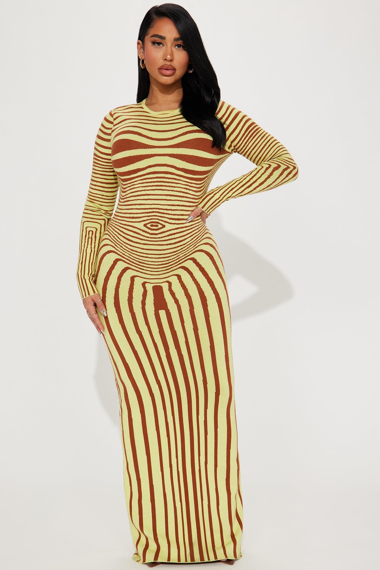 Transform You Maxi Dress - Lime Product Image