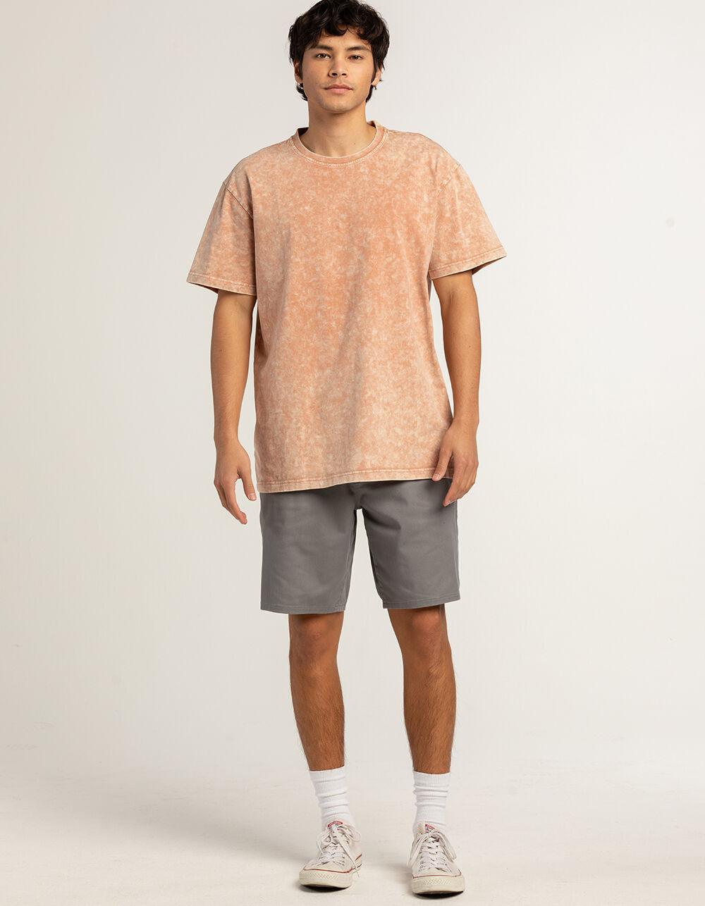 RSQ Mens Mid Length  9" Chino Shorts - LIGHT GRAY Product Image