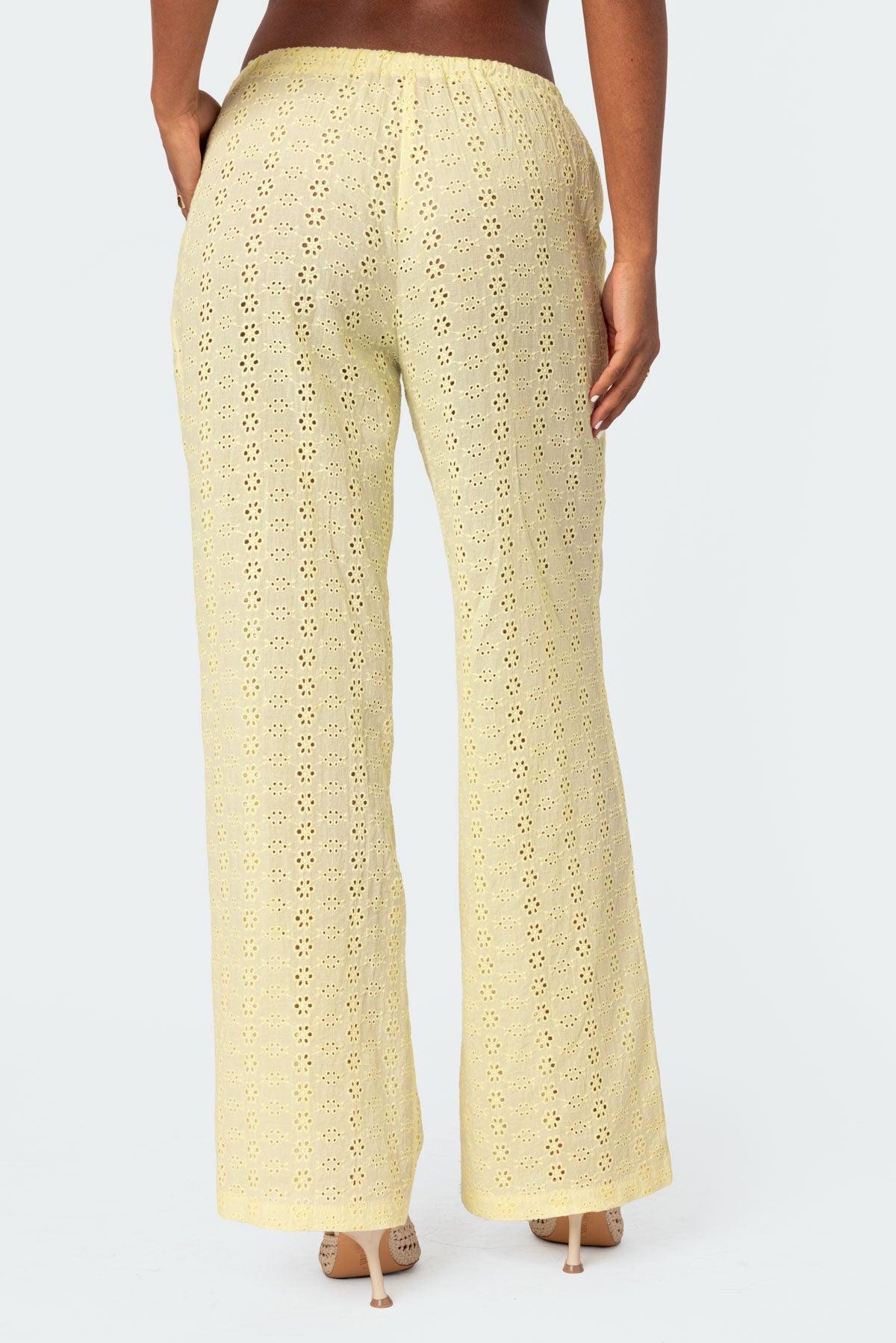 Lemon Lacey Cotton Corset Product Image