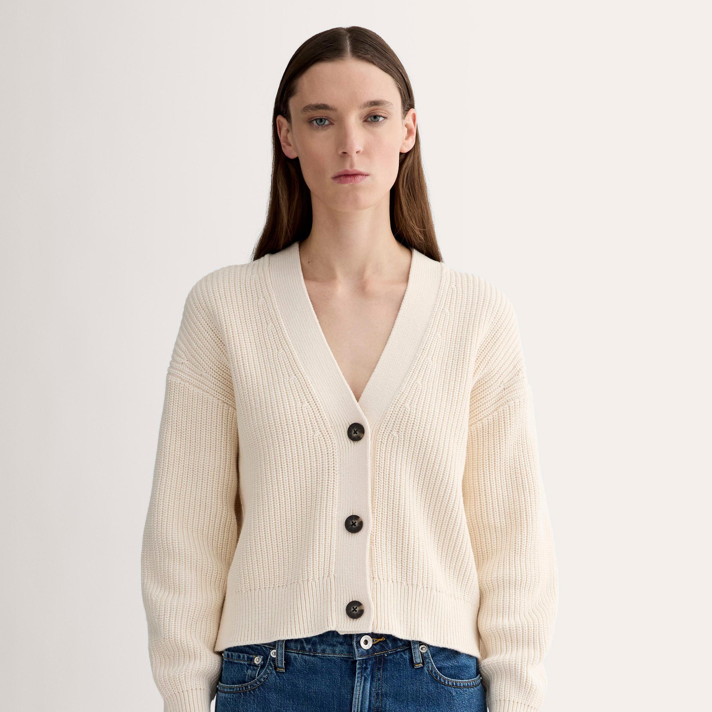 Womens Boxy Cardigan in Everyday Cotton by Everlane Product Image