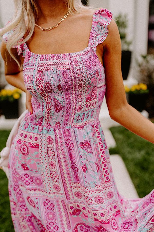 Sunny Delights Smocked Midi Product Image