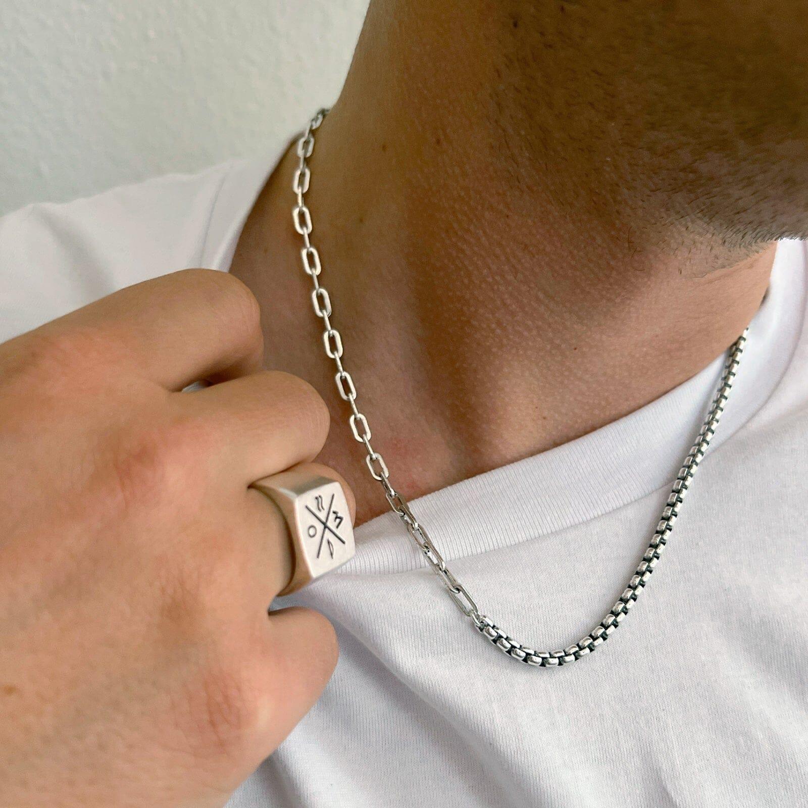 Men's Rolo Chain Necklace Male Product Image