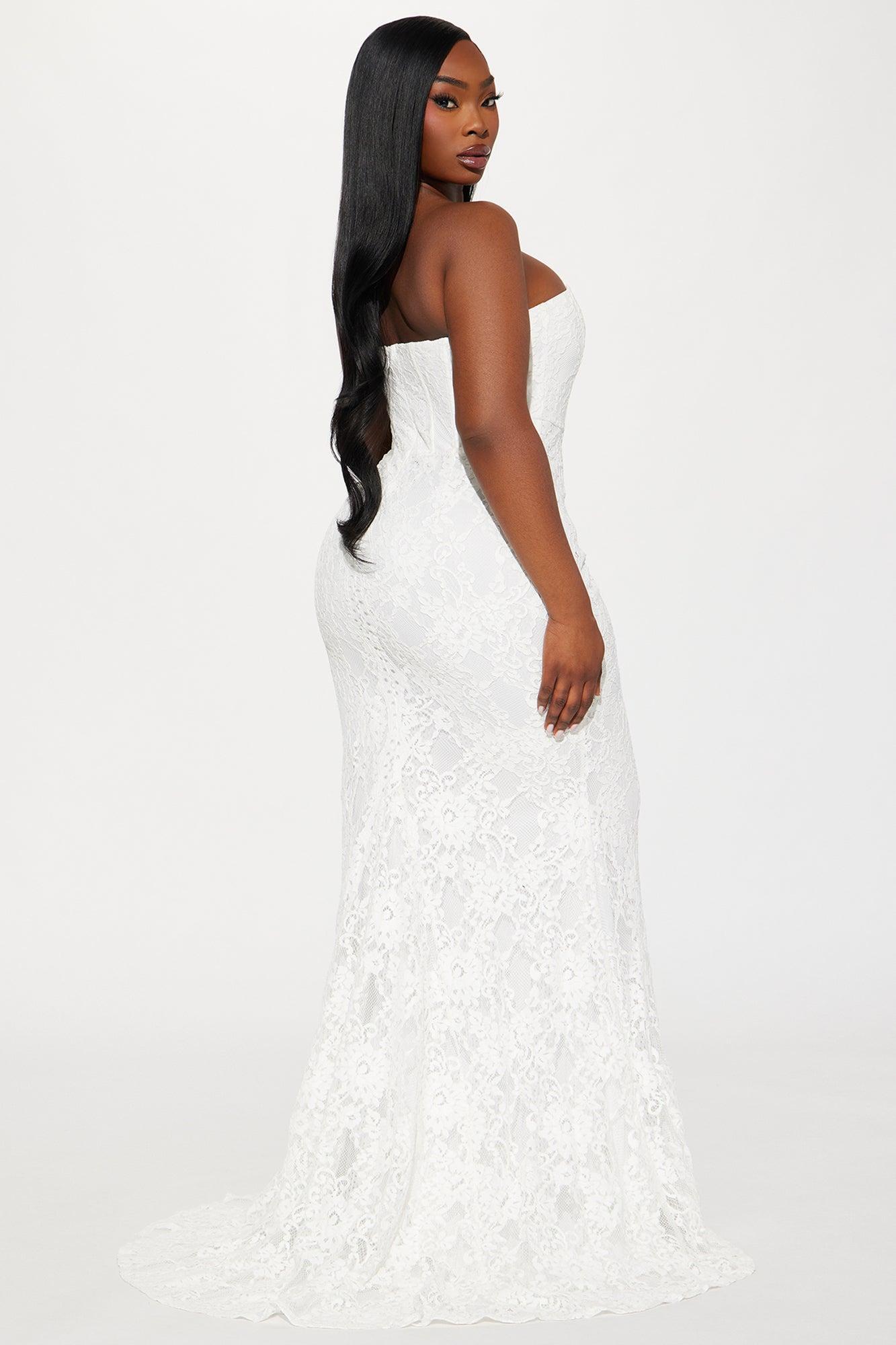 Linnea Lace Maxi Dress - White Product Image