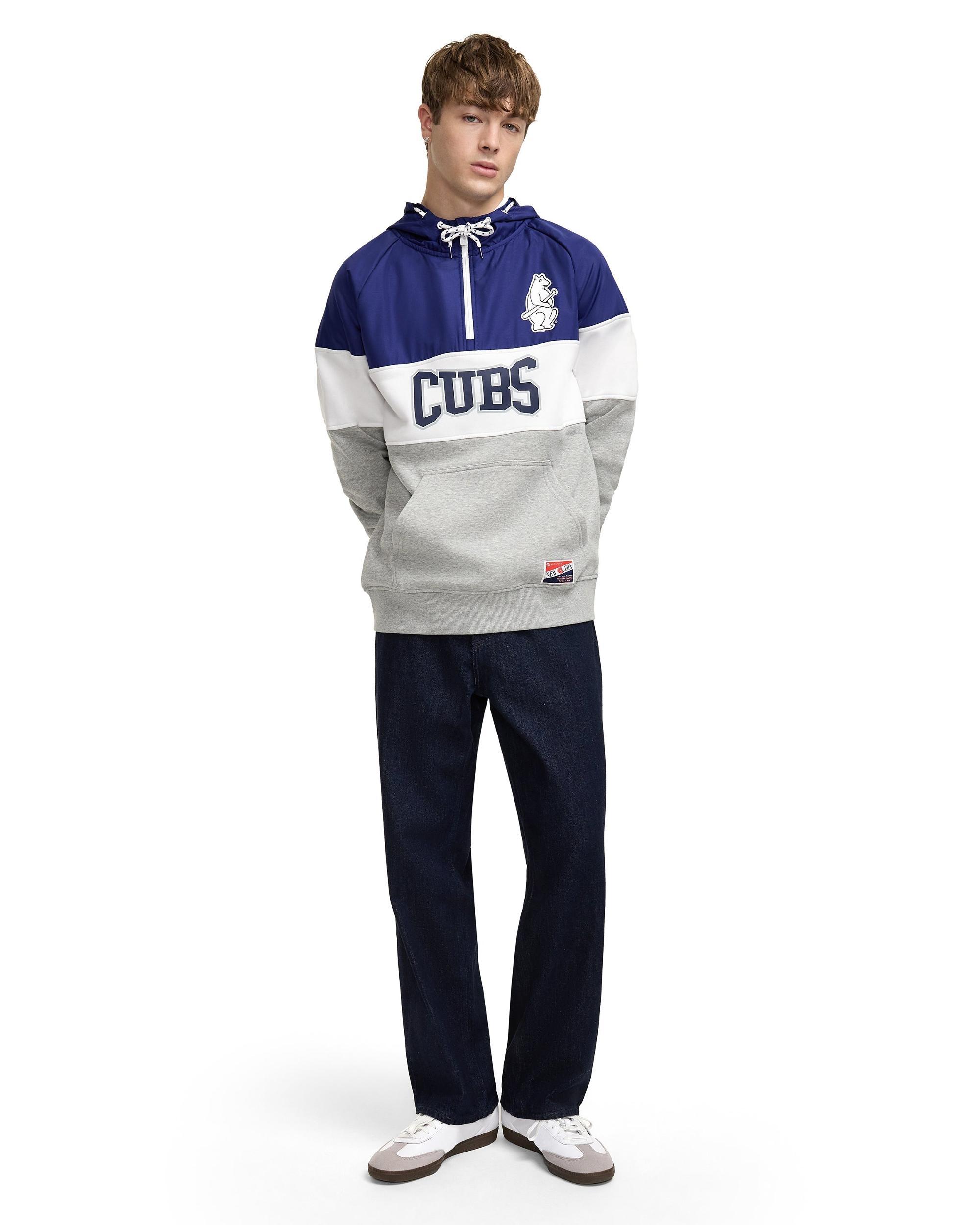 Toronto Blue Jays Throwback Color Block Hoodie Male Product Image