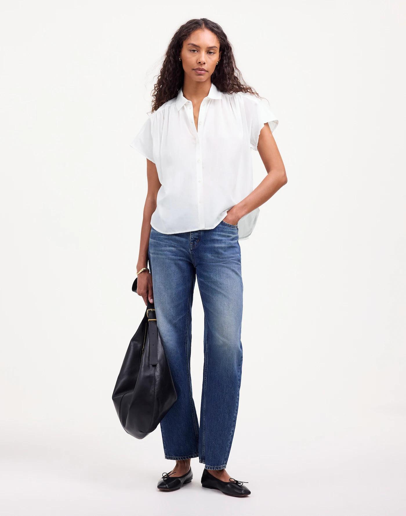 Cap-Sleeve A-Line Top Product Image