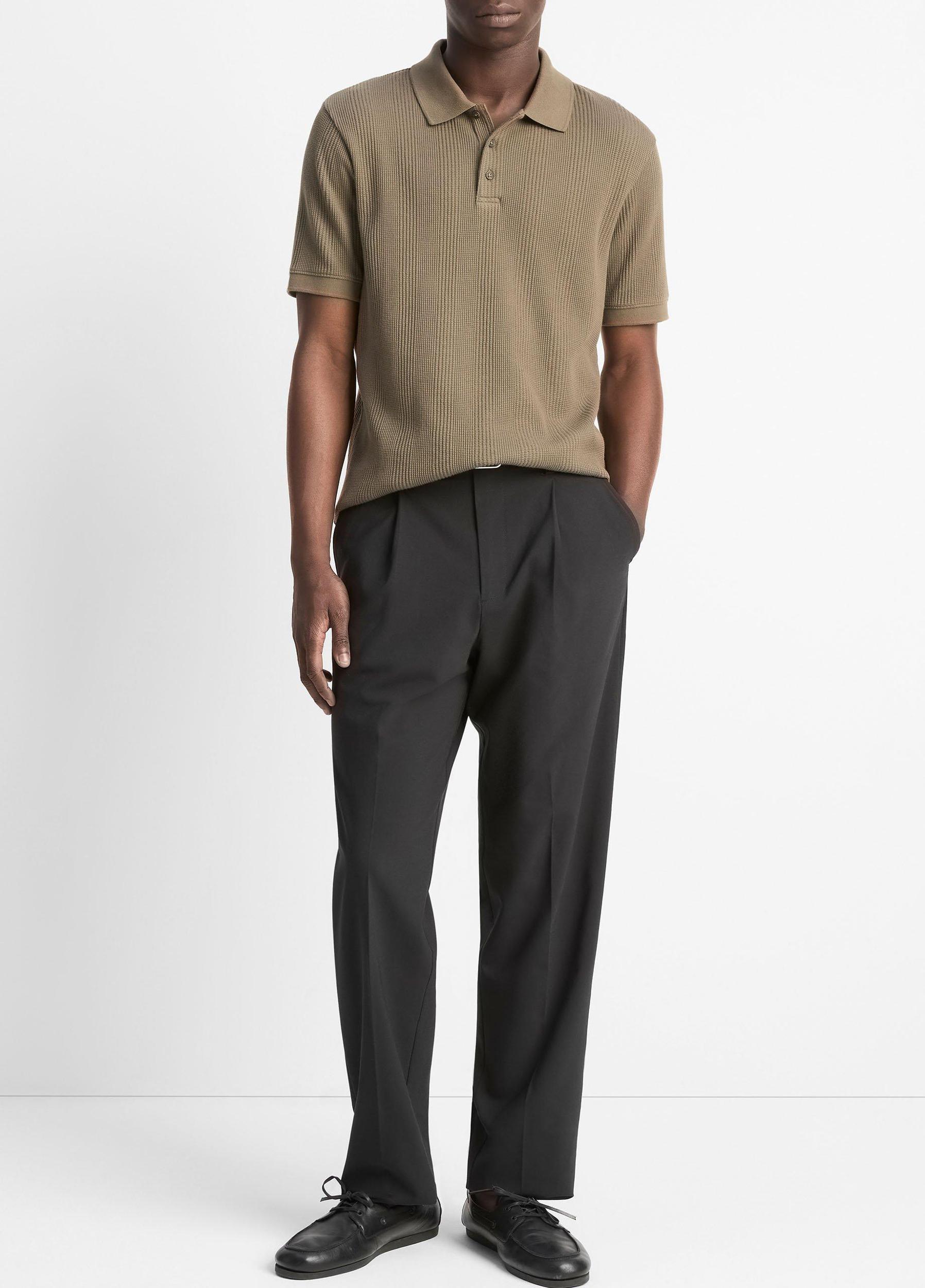 Variegated Pima Cotton Polo Shirt Product Image