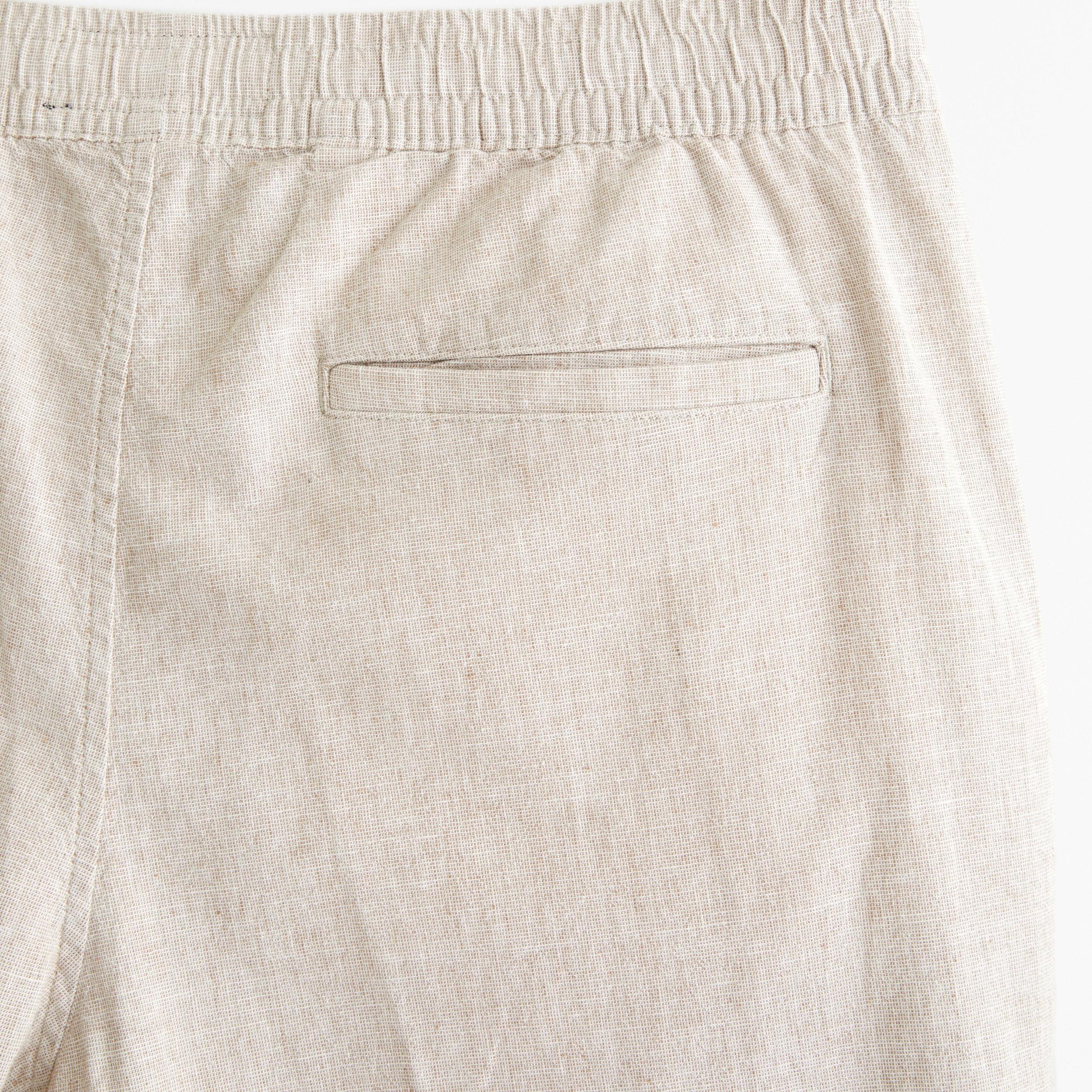 Linen-Blend Pull-On Pant Product Image