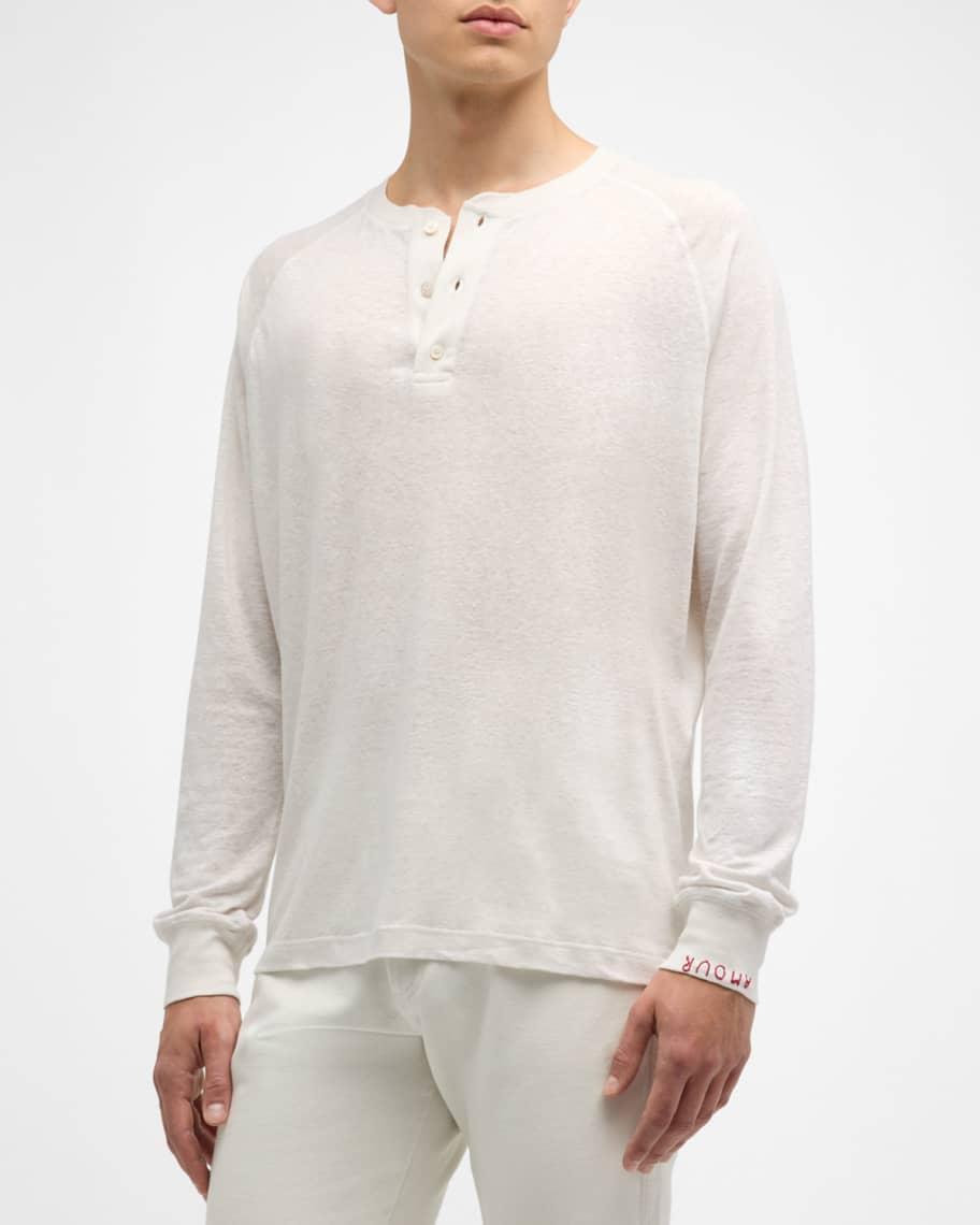Mens Journey Raglan Henley Shirt Product Image