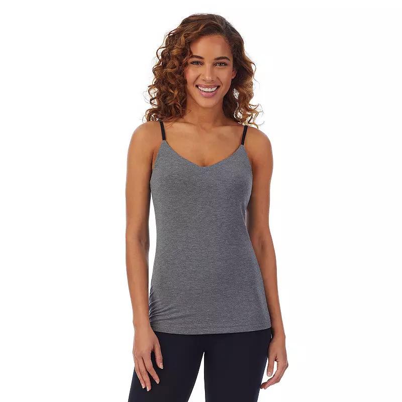 Women's Cuddl Duds® Softwear with Stretch Cami, Size: XL, Grey Heather Product Image
