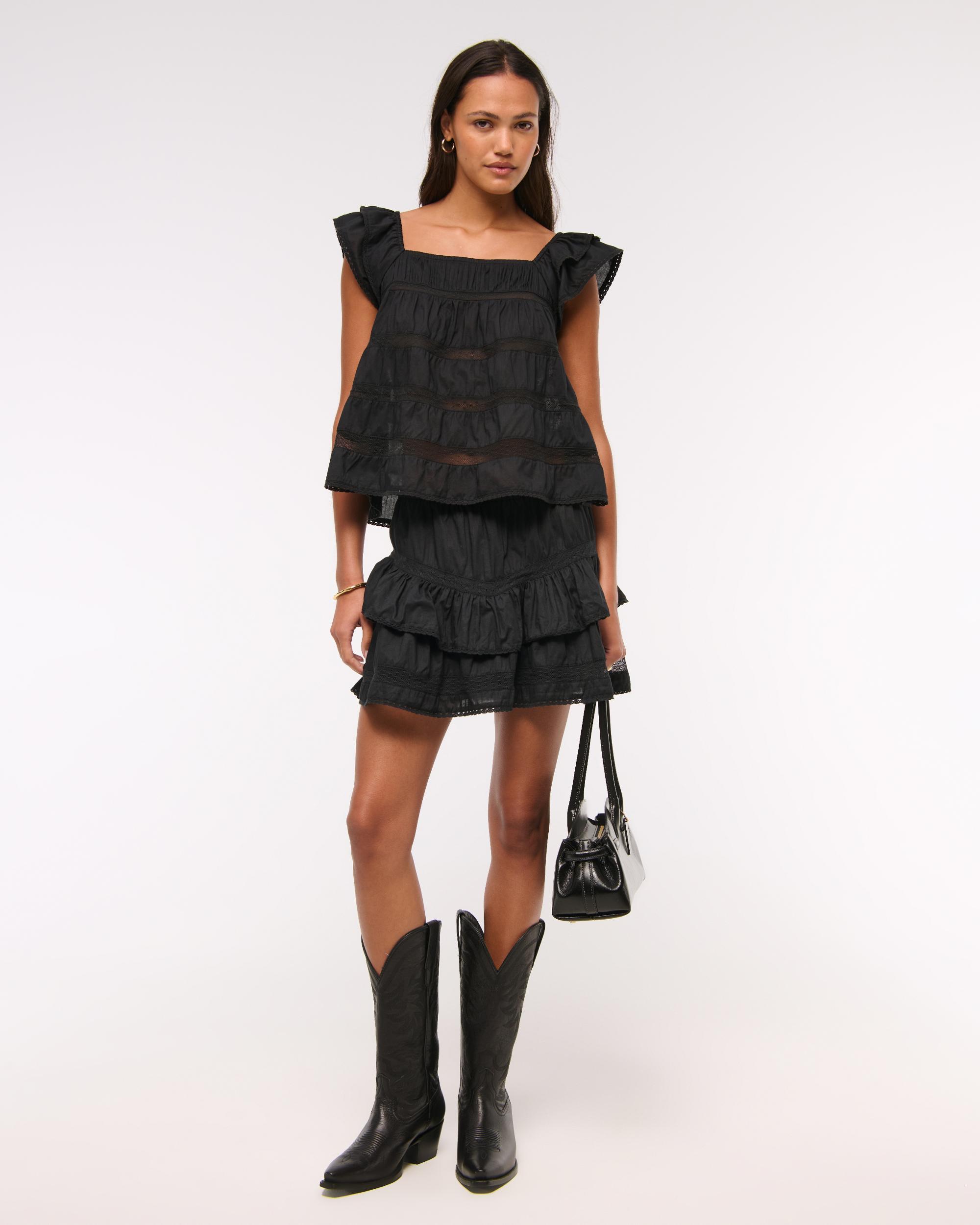 Ruffle Babydoll Top Product Image