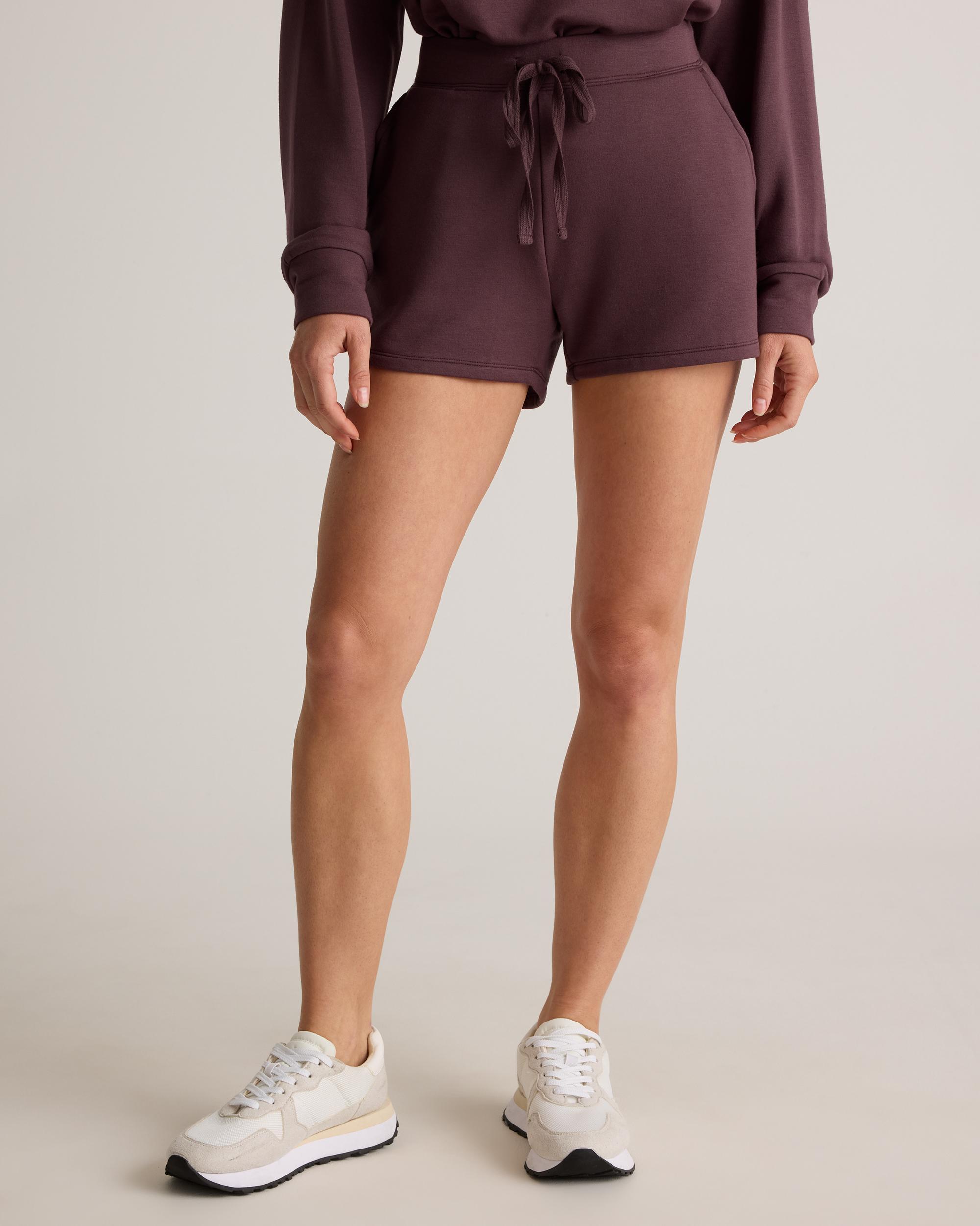 Quince | Women's SuperSoft Fleece Shorts Lenzing Modal Product Image