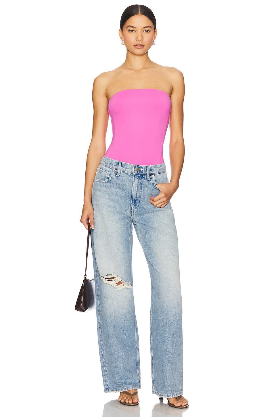 Scuba Corset Strapless Bodysuit Good American Product Image