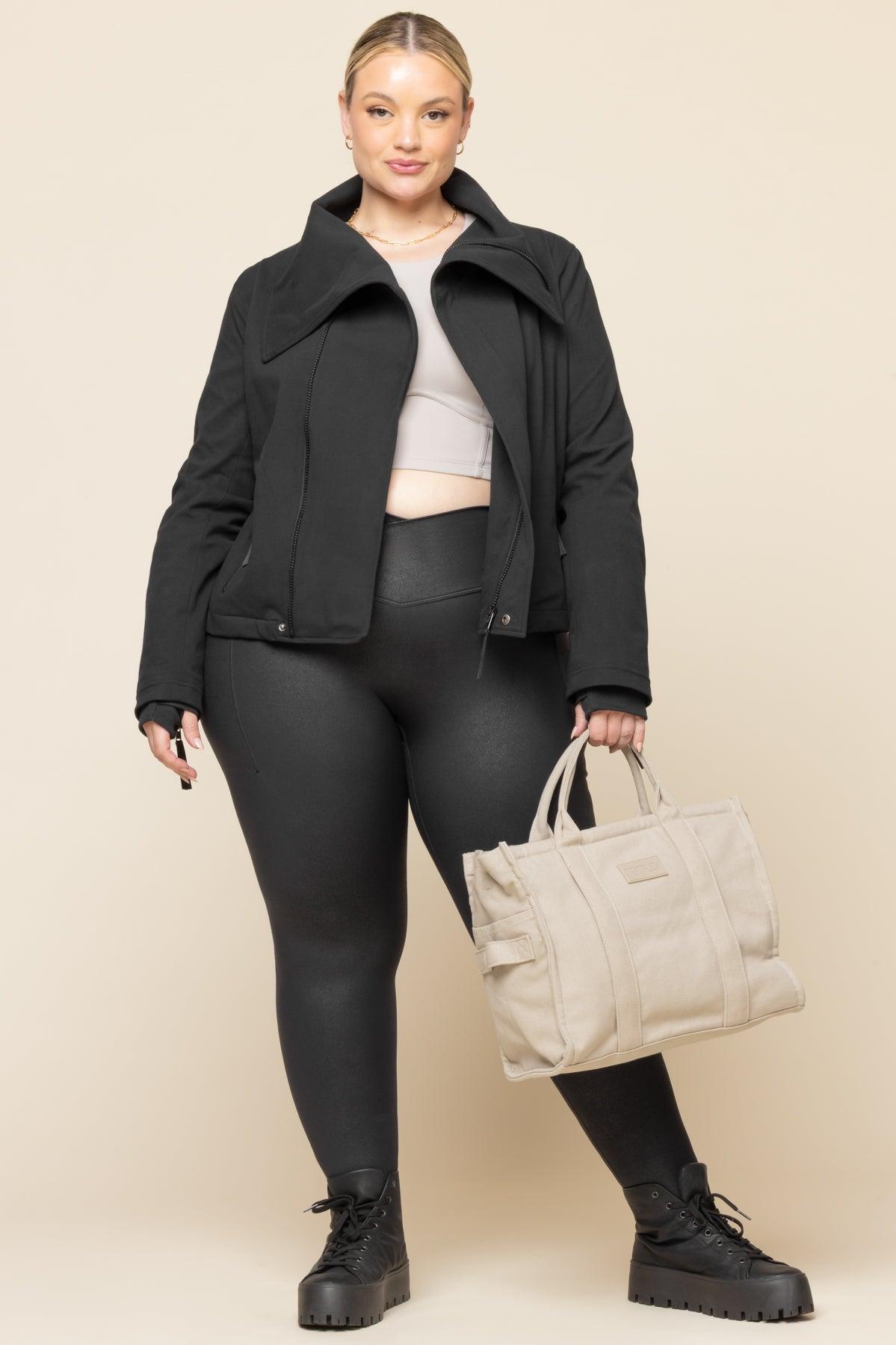 Heart Racer Moto Jacket - Raincloud Product Image