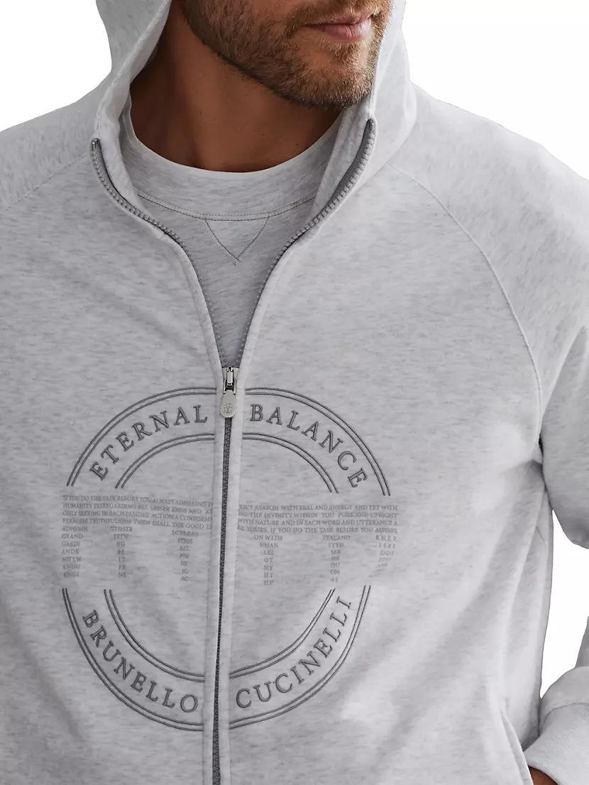 Techno Cotton French Terry Hooded Sweatshirt Product Image