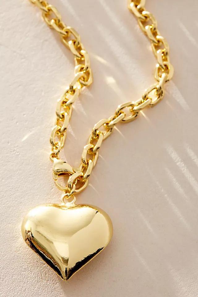 Puffy Heart Convertible Chain Necklace Product Image