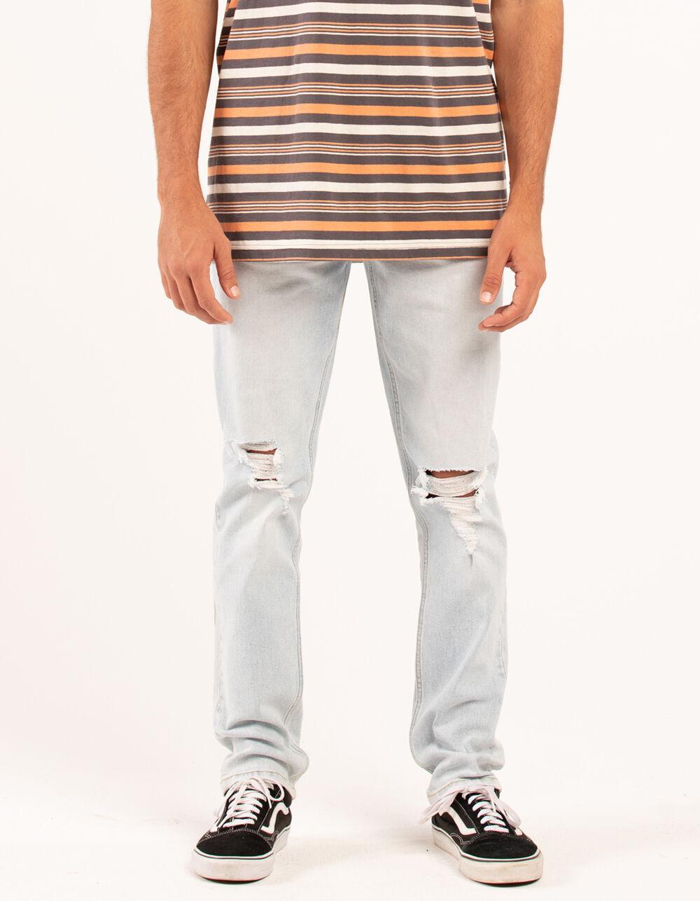 RSQ Mens Slim Taper Jeans - LIGHT BLEACH Product Image