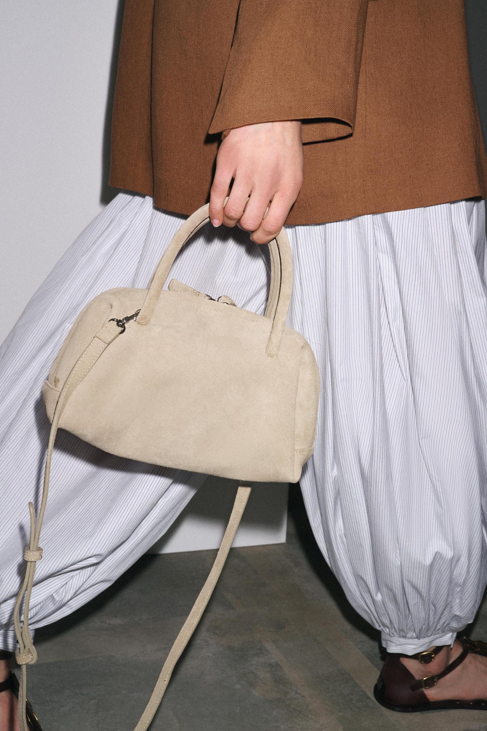 SPLIT LEATHER BOWLING BAG Product Image