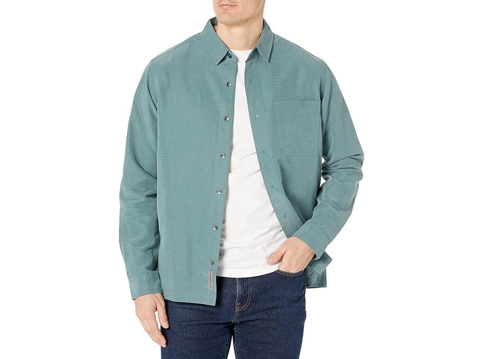 Royal Robbins Desert Pucker Dry Long Sleeve (Sea Pine) Men's Long Sleeve Button Up Product Image