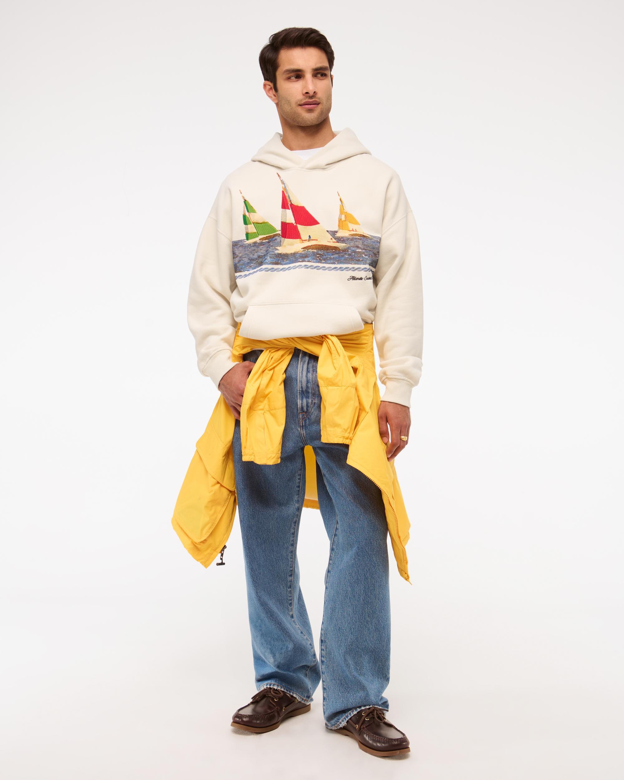 Nautical Graphic Popover Hoodie Product Image