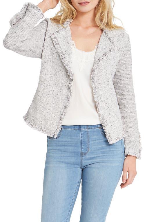Nic+Zoe Fringe Mix Knit Jacket Product Image